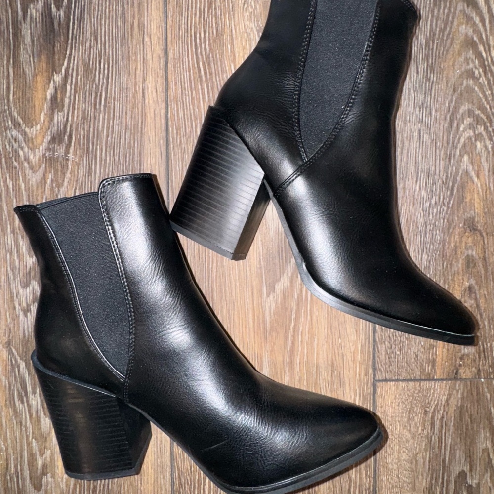 Nasty Gal Black Ankle Boots